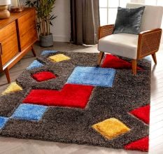 Handcrafted Multicolor Hall Rug